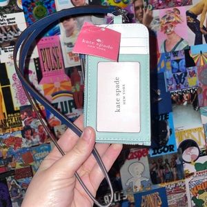 Kate Sade Card Holder Lanyard